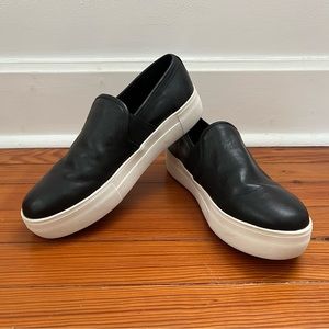 Blondo Waterproof Black Platform Slip On Sneakers